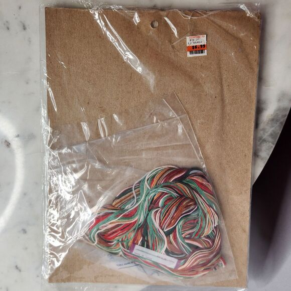 Bucilla Victorian Santa Teddy Bear Christmas Stocking Cross Stitch Kit 18" - Picture 3 of 4